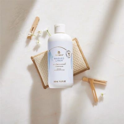 Thymes Washed Linen Surface Scrub for home cleaning